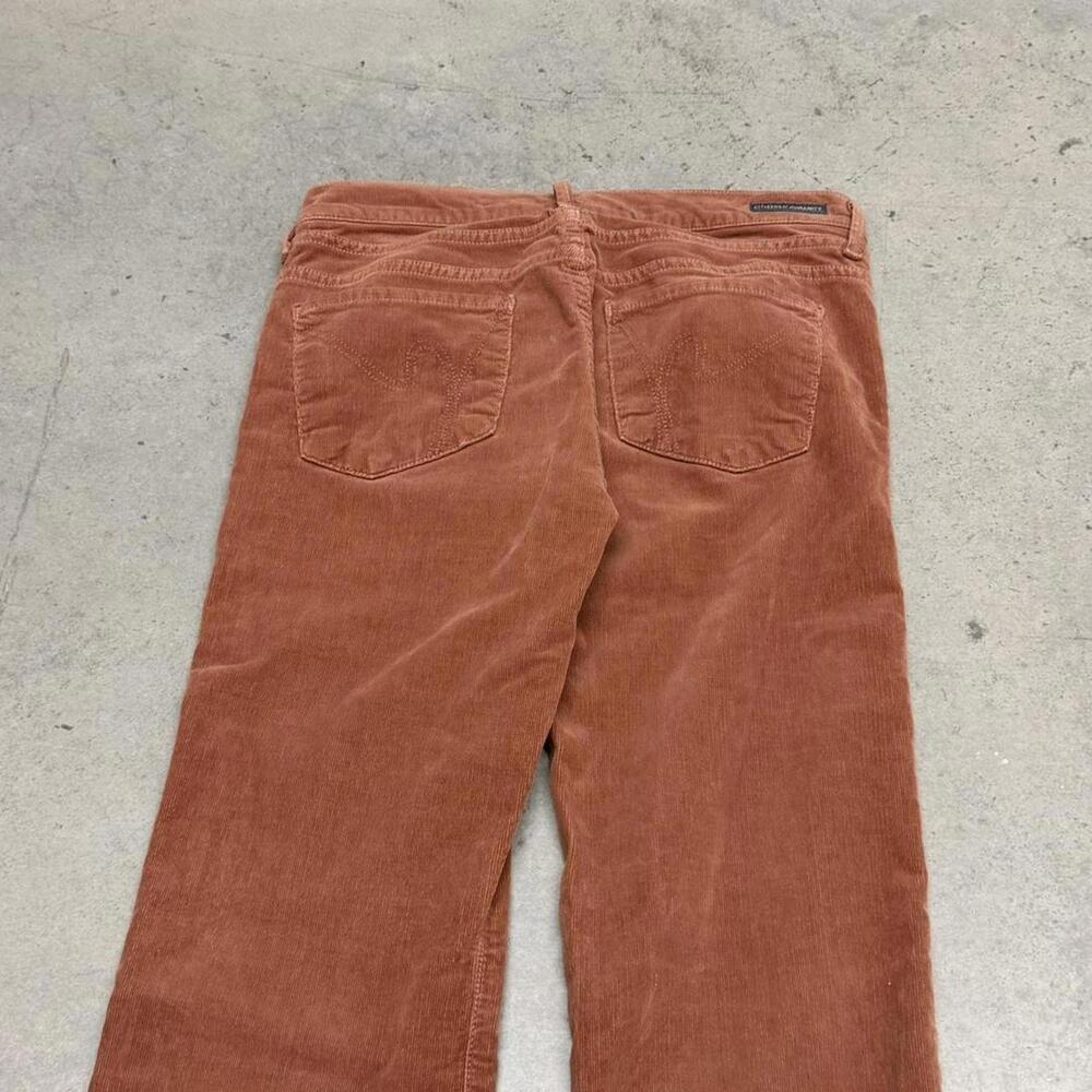 Citizens of Humanity Flare Corduroy Pants Womens 29x32 Orange Bootcut USA Made - Picture 5 of 8